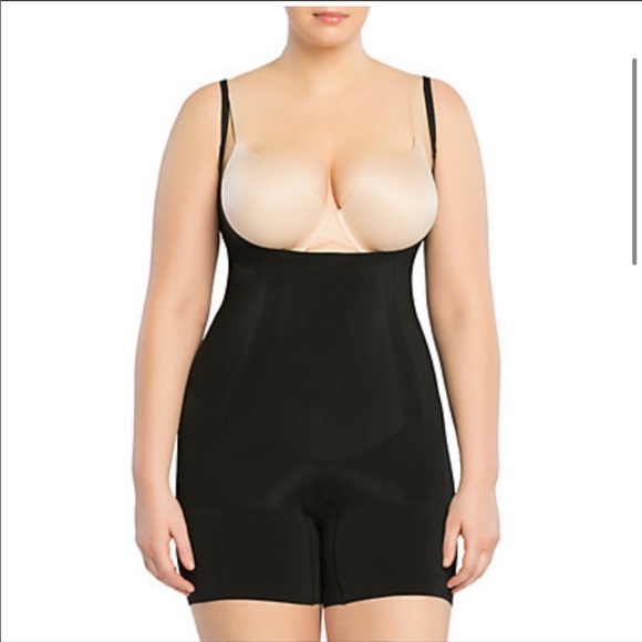 SPANX Other - SPANX OnCore Open Bust Mid Thigh Bodysuit sz 2XL